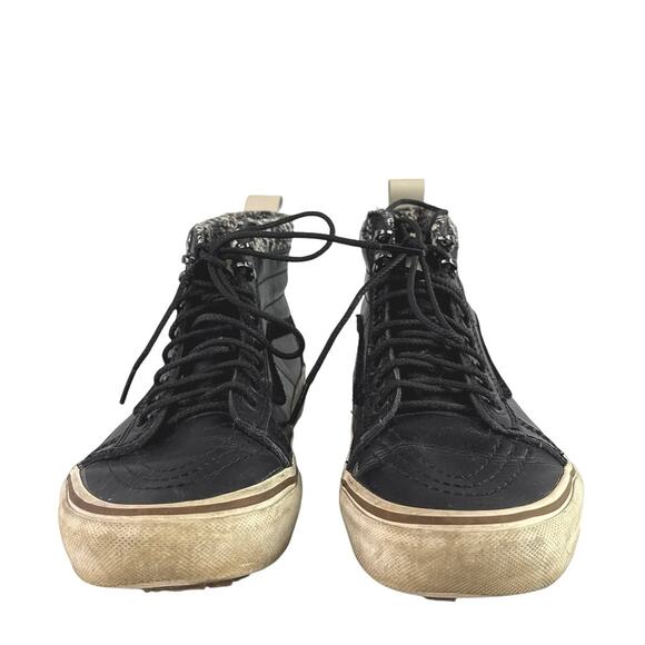 Vans SKATE SK8 Unisex Black White High Top Lace Up Sneakers Shoes Size M-5 F-6.5 - Picture 2 of 8